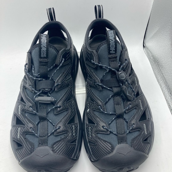 Hoka One One Hopara Triple Black Outdoor Sandals - Picture 3 of 7